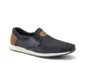 Rieker 11954 Bleu Mocassins Homme