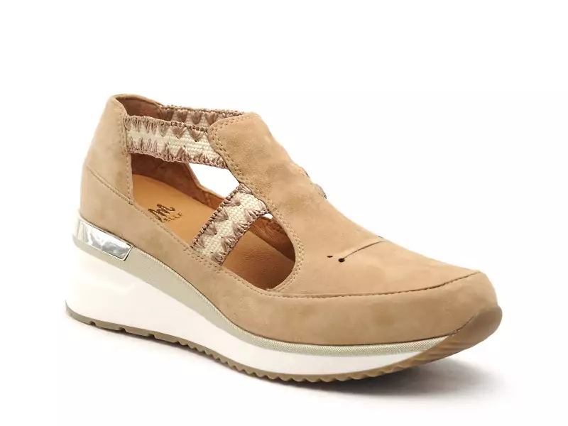 Mamzelle VISU Beige Baskets Basses Femme