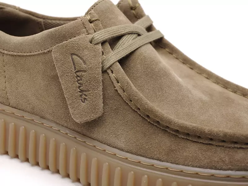 Clarks TORHILL LO Kaki Mocassins Homme