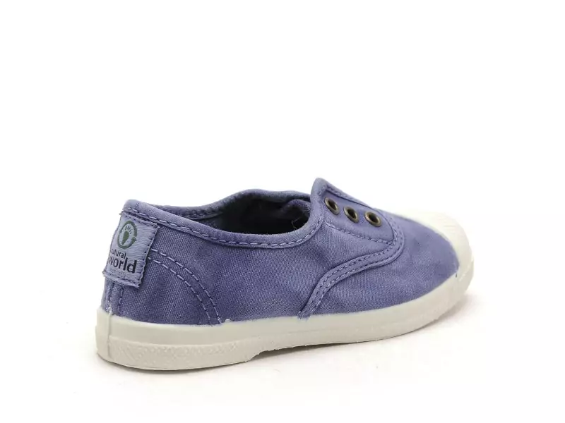 Natural World 470E Bleu Baskets Basses Garçon