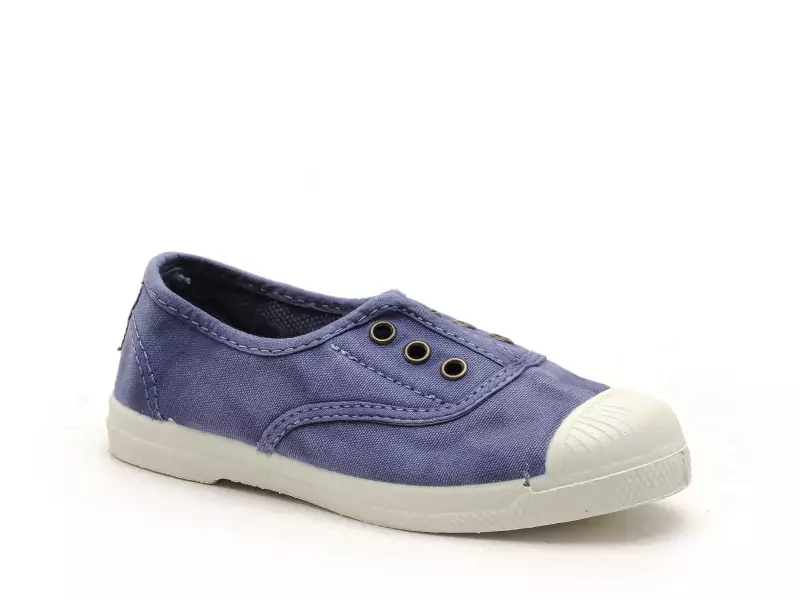 Natural World 470E Bleu Baskets Basses Garçon