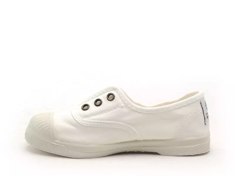 Natural World 470 Blanc Baskets Basses Fille