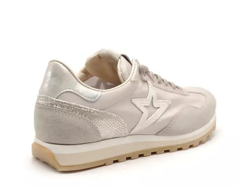 Cetti C1259 SRA Beige Baskets Basses Femme