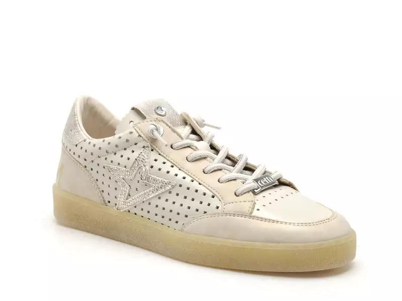Cetti C1400 SRA Beige Baskets Basses Femme