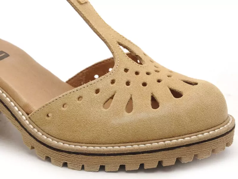 Minka DESTINY Beige Sandales à Talons Femme