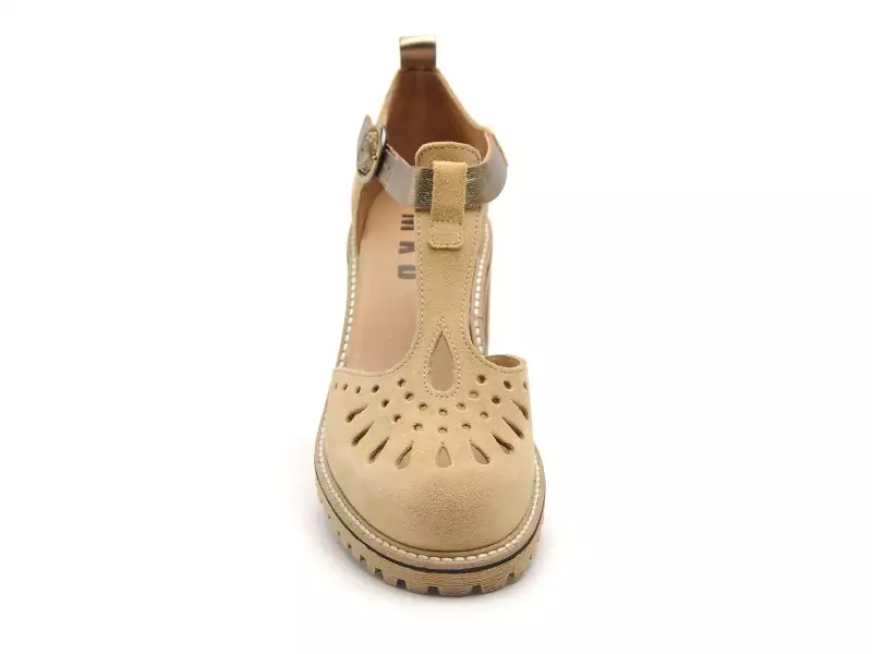 Minka DESTINY Beige Sandales à Talons Femme
