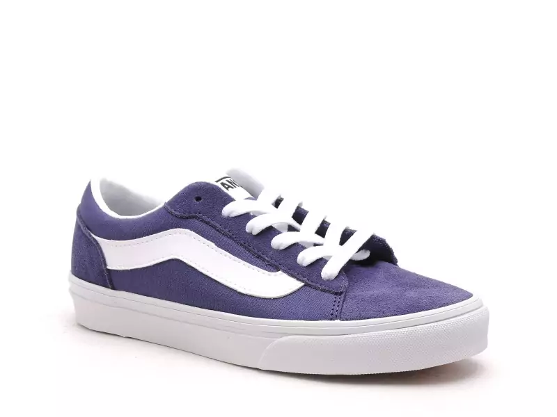 Vans VERO LS SUEDE CVS Bleu Baskets Basses Femme