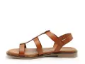  11616 Marron Sandales Plates Femme