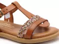  17441 Marron Sandales Fille