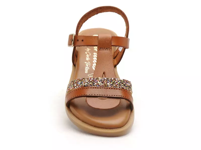  17441 Marron Sandales Fille