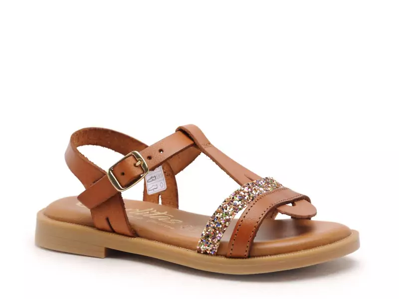  17441 Marron Sandales Fille