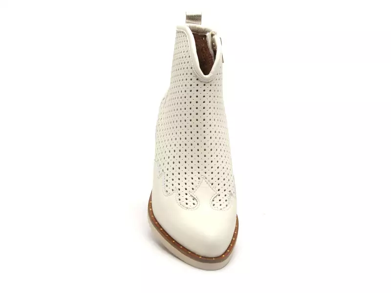 Minka ASIATO Blanc Boots et Bottines à Talons Femme