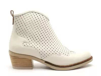 ASIATO Blanc Boots et Bottines à Talons Femme