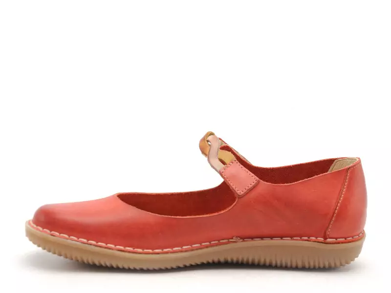 Chacal 7415 Rouge Ballerines Femme