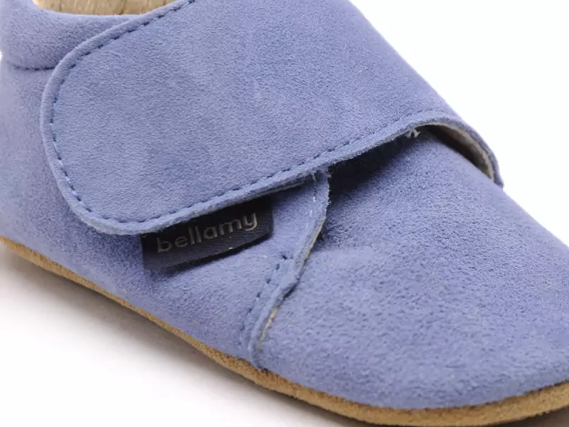 Bellamy Chaussons bébé VALENTINES TAC Bleu Chaussons Bébé