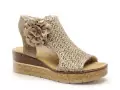 Rieker 63791 Beige Sandales à Talons Femme