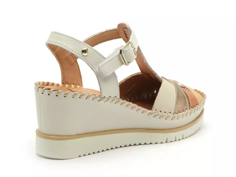 Pikolinos AGUA DULCE W3Z1836 Beige Sandales à Talons Femme
