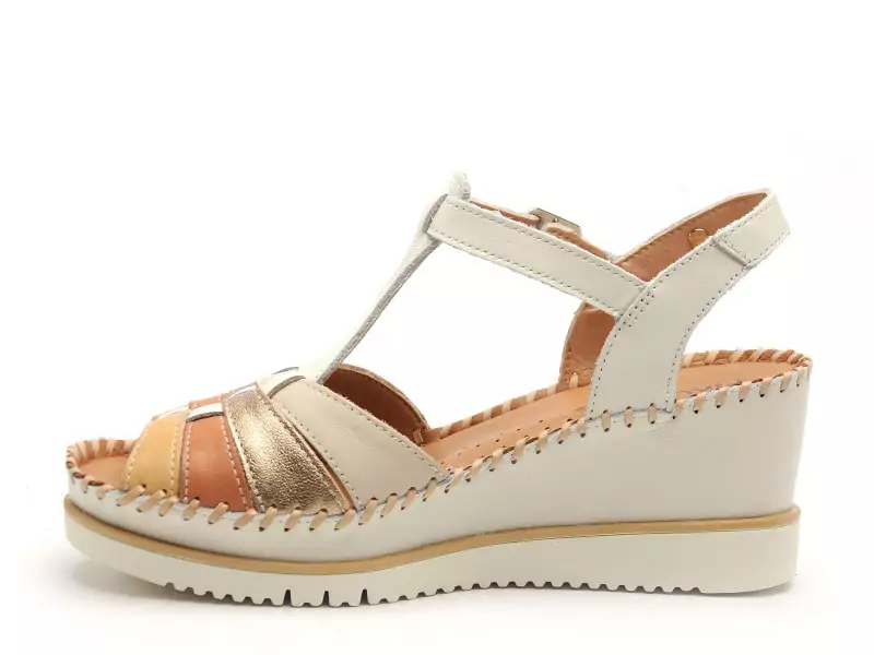 Pikolinos AGUA DULCE W3Z1836 Beige Sandales à Talons Femme