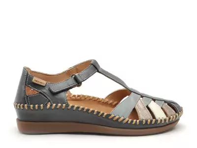 CADAQUES W8K0705 C1 Bleu Sandales Plates Femme