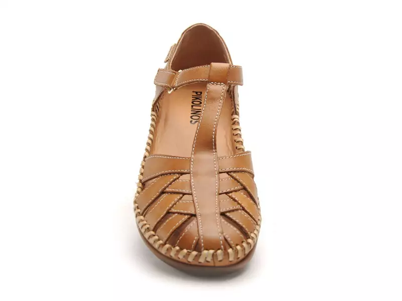 Pikolinos CADAQUES W8K0705 Marron Sandales Plates Femme