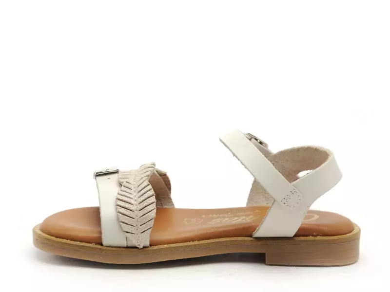  19735 Beige Sandales Fille