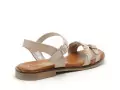  11735 Beige Sandales Plates Femme