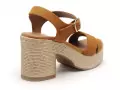  32624 Marron Sandales à Talons Femme