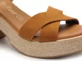 32624 Marron Sandales à Talons Femme
