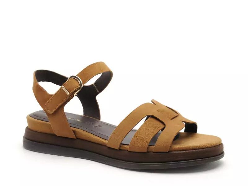 Tamaris 28235 46 Marron Sandales à Talons Femme