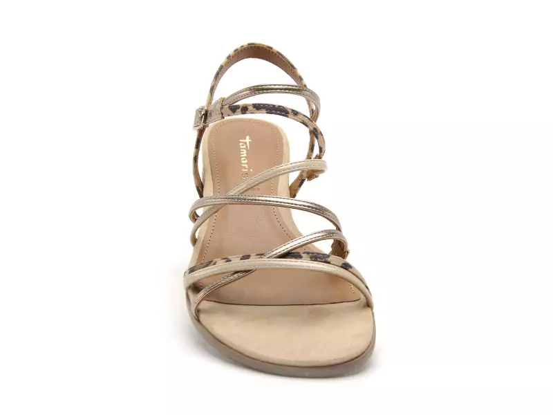 Tamaris 28103 42 Marron Sandales Plates Femme