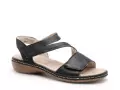 Rieker 65964 Noir Sandales Plates Femme