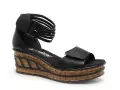 Rieker 68194 Noir Sandales à Talons Femme