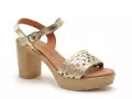 Eva Frutos 6889 Or Sandales à Talons Femme