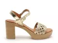 Eva Frutos 6889 Or Sandales à Talons Femme