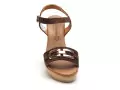 Eva Frutos 6812 Marron Sandales à Talons Femme