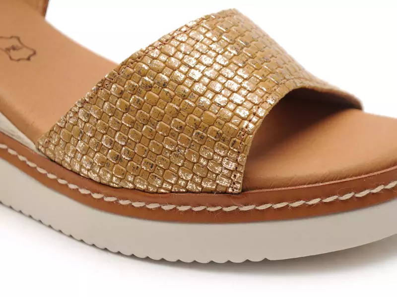 Eva Frutos 569 Marron Sandales à Talons Femme