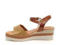 Eva Frutos 569 Marron Sandales à Talons Femme
