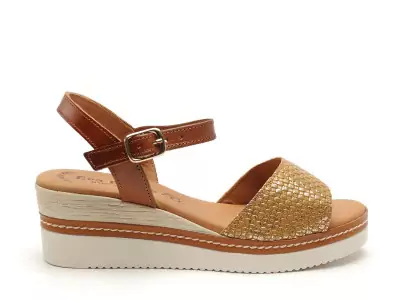 569 Marron Sandales à Talons Femme