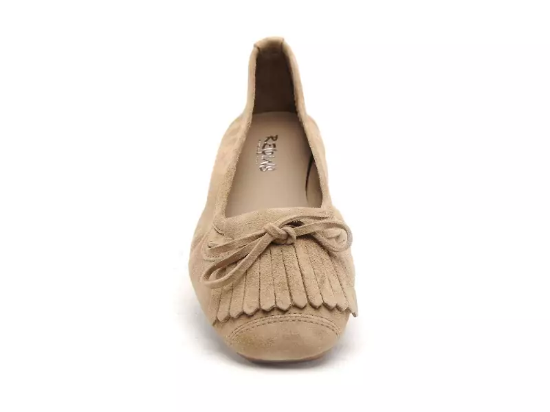 Reqins HINDI Marron Ballerines Femme