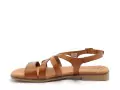 Eva Frutos 3060 Marron Sandales Plates Femme