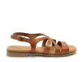 Eva Frutos 3060 Marron Sandales Plates Femme