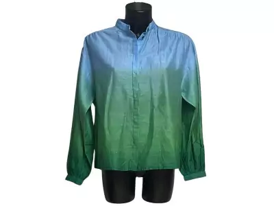 Chemisier Bleu BIBIANE Chemisiers et Tuniques Femme