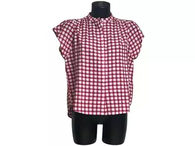 Chemisier Rouge JAVIER Chemisiers et Tuniques Femme