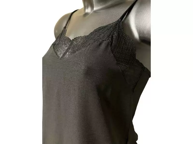 Pieces Débardeur Noir TIFFANY T-Shirts Femme