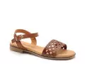 Eva Frutos 3089 Marron Sandales Plates Femme