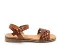 Eva Frutos 3089 Marron Sandales Plates Femme