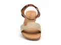 Eva Frutos 3052 Beige Sandales Plates Femme