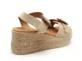 Eva Frutos 3777 Beige Sandales à Talons Femme