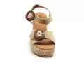 Eva Frutos 3777 Beige Sandales à Talons Femme