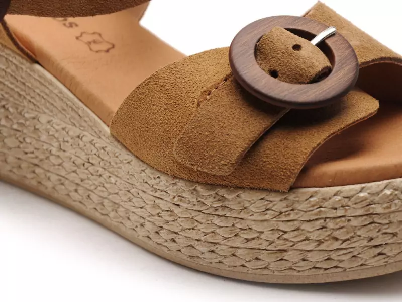 Eva Frutos 3777 Marron Sandales à Talons Femme